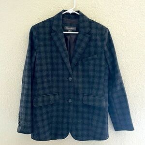 Eddie Bauer Women’s P12 Plaid Lined Wool Jacket